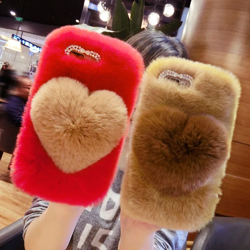Топ из натуральной кролика Рекс волосы Мех животных Diamond Bling Coque чехол для LG G3 D855 d852