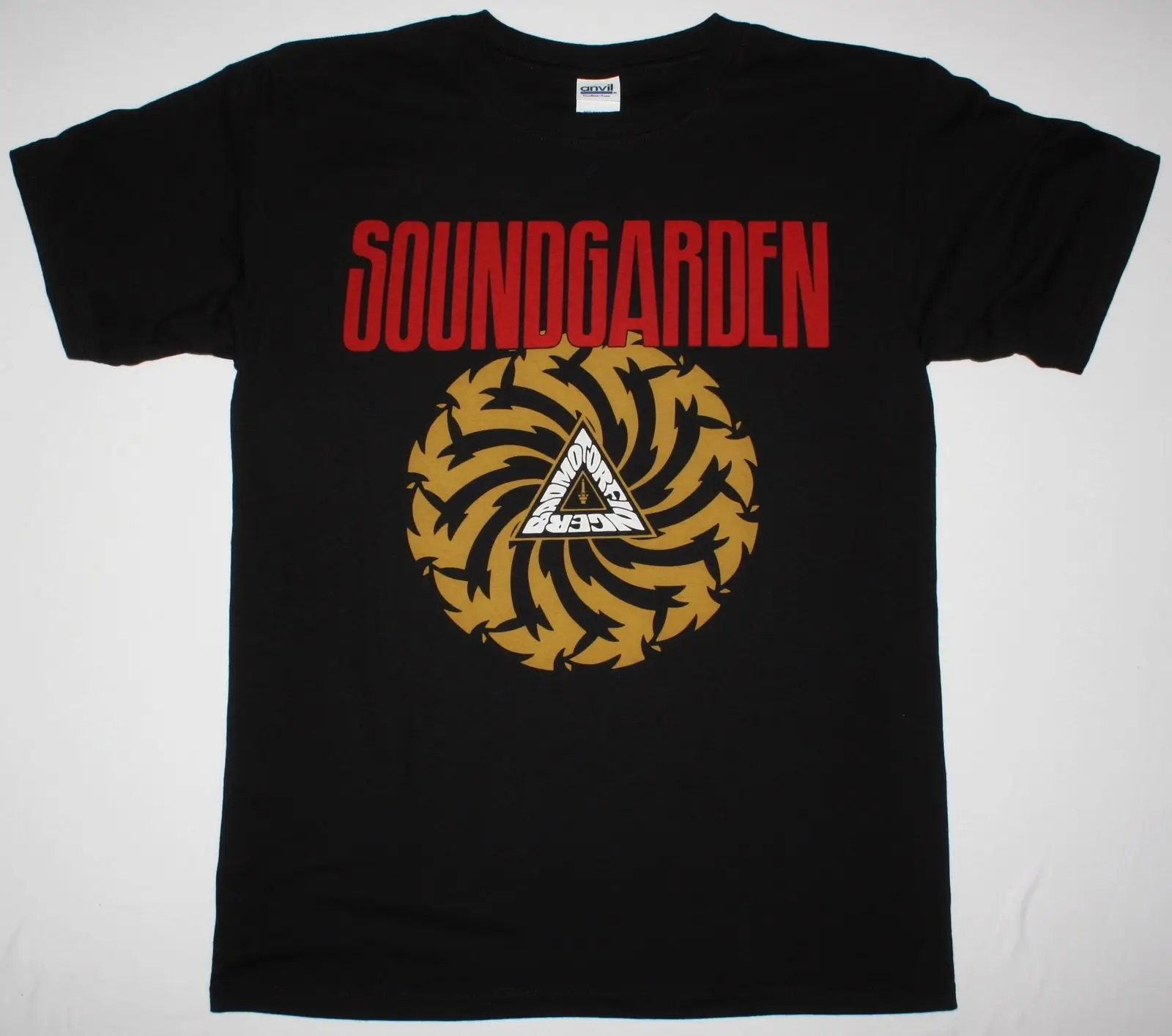 SOUNDGARDEN BADMOTORFINGER➒ AUDIOSLAVE GRunerGE SEATTLE BAND Новая Черная футболка дешевая мужская с