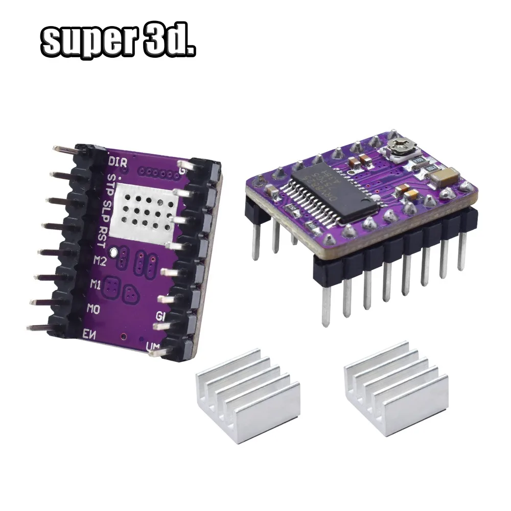 3D принтер StepStick DRV8825 драйвер шагового двигателя переноска Reprap 4 слойные PCB RAMPS