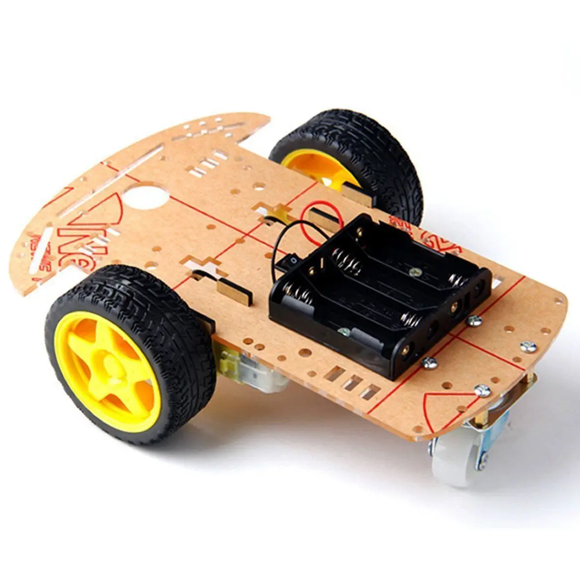 2WD умный робот шасси комплект/Скорость кодер Батарея коробка двигателя|box motor|box