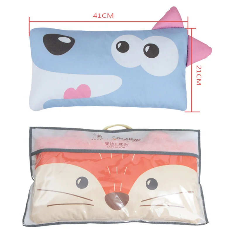 Детская моющаяся подушка для шеи Прямоугольная малышей животные лиса собака