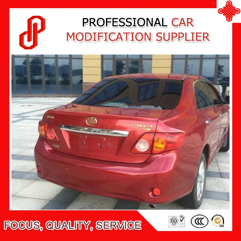 ABS черный белый красный цвет и т. д. задний спойлер для автомобиля Corolla 2006 07 08 09 10 11 12