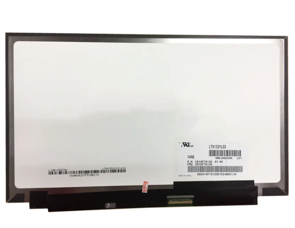 IPS Матрица для ноутбука 13 3 &quotLTN133YL03-L01 FRU 5D10F76130 LTN133YL03 L01 3200X1800 глянцевый