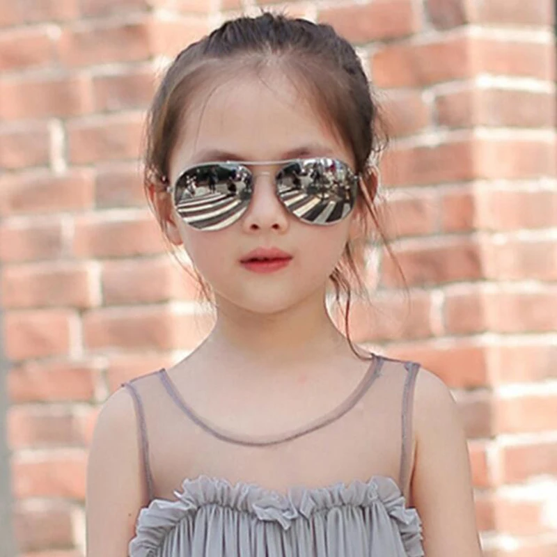 Child Pretty Goggles Girl Alloy Sunglasses Fashion Boy Classic Vintage Cute | Аксессуары для одежды
