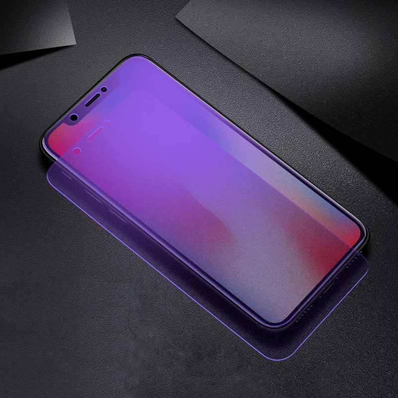 9H Матовый Анти-Blu-Ray закаленное стекло для iPhone 11 Pro XS Max XR матовая защитная пленка