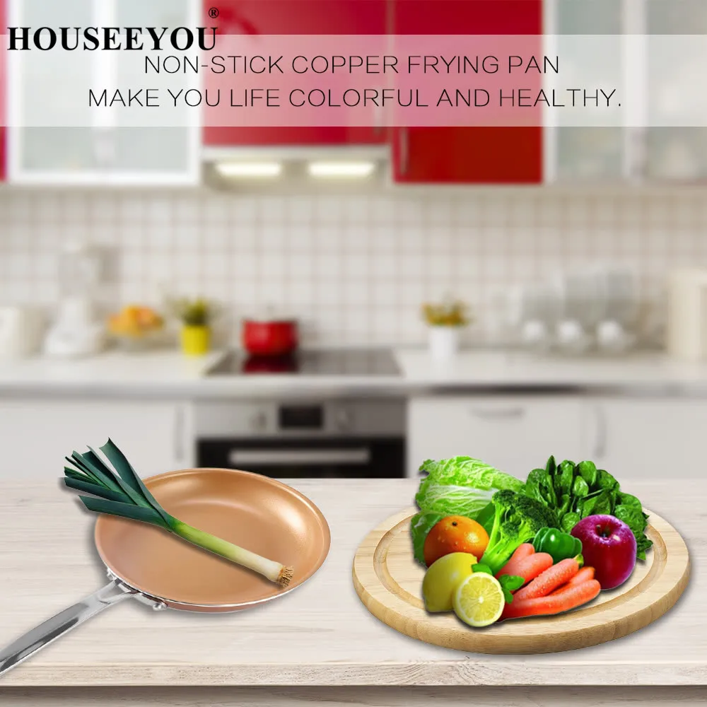 Антипригарная медная сковорода для жарки посудомоечная машина квадратная