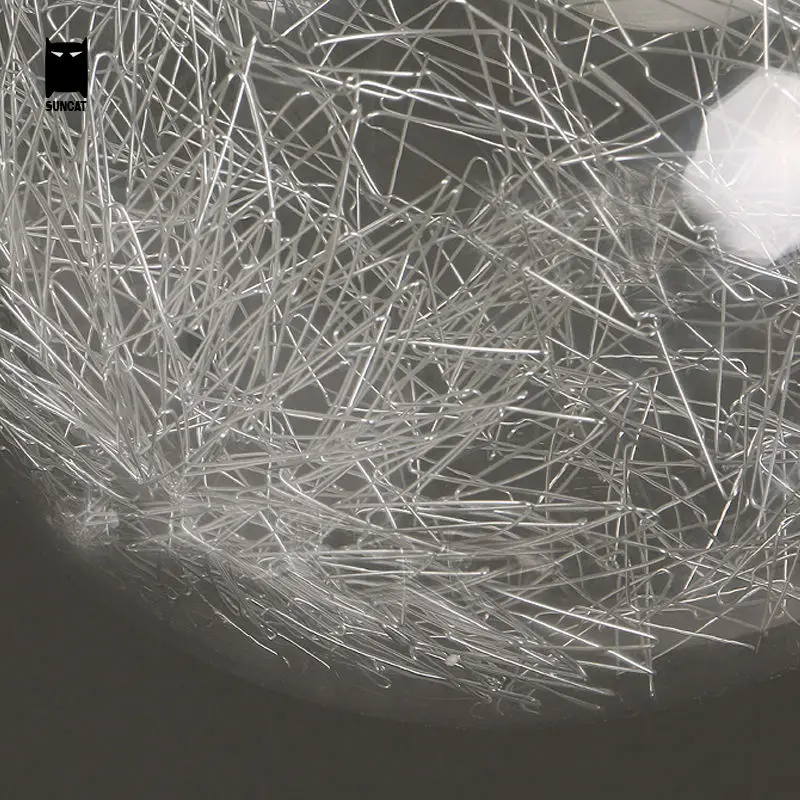 Большая Подвесная лампа Эдисона стеклянный светильник серебристого цвета 28 см в