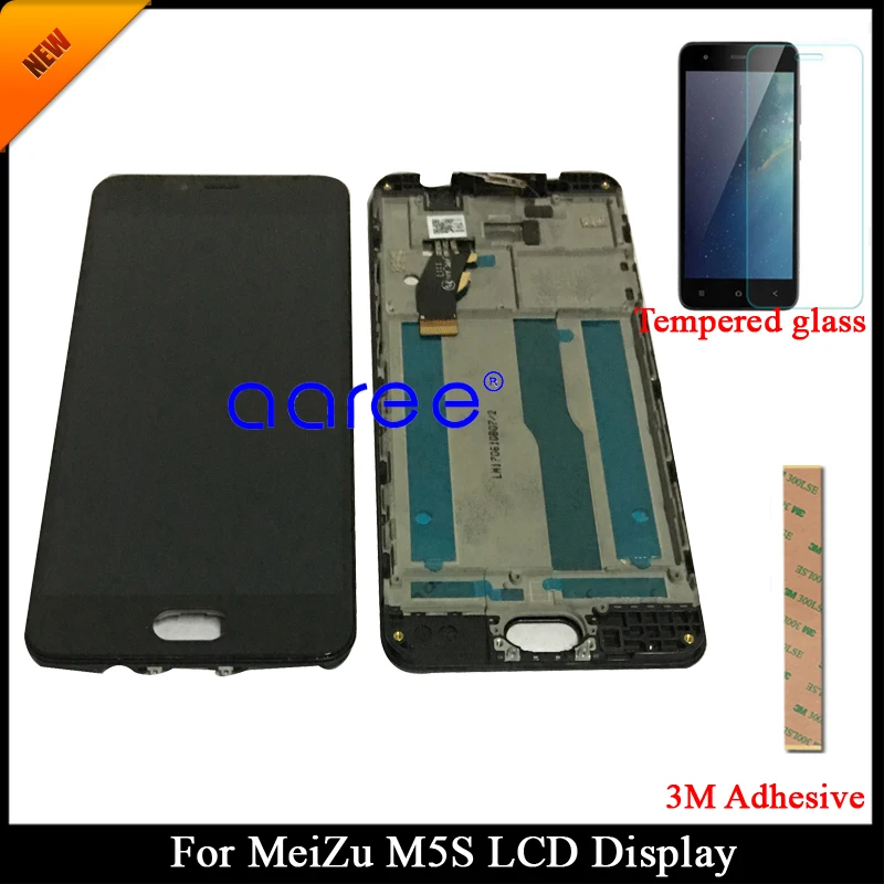 100% протестированный Оригинальный ЖК дисплей для Meizu M5S LCD M612h Disaplay экран сенсорный