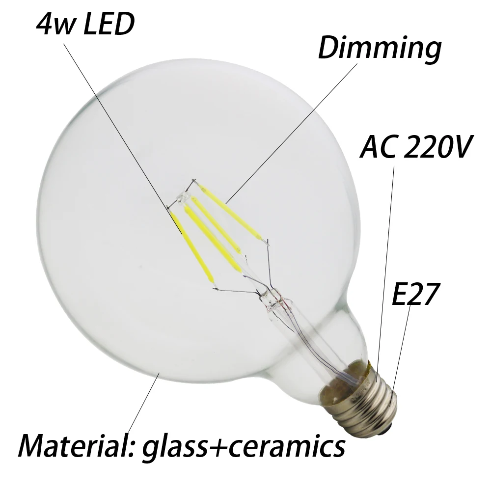 12 pcs/lot Retro energy saving lamp LED Edison light bulb E27 creative art bar restaurant industrial wind buld | Лампы и освещение