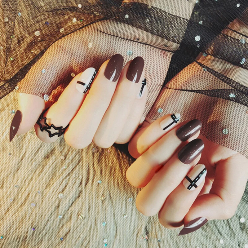 1 набор профессиональных акриловых накладных ногтей накладные ногти квадратные