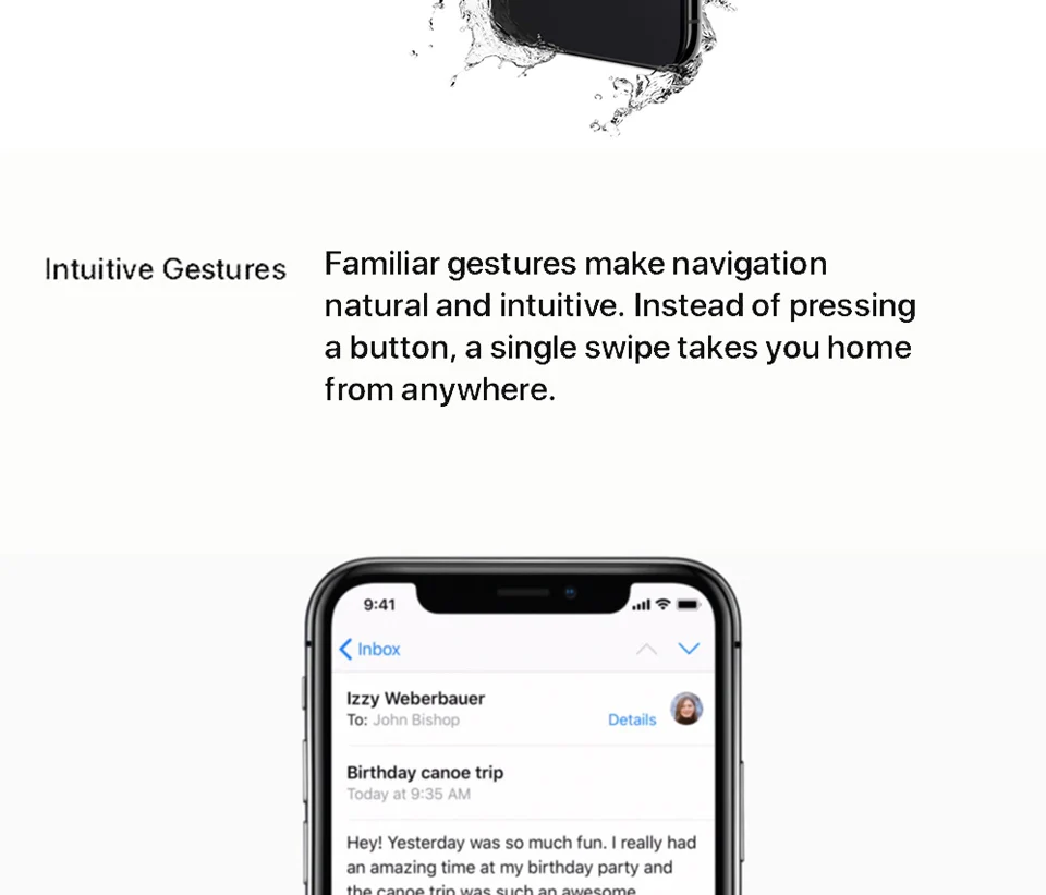 Разблокированный разблокированный смартфон Apple iPhone X с шестиядерным процессором, 256 ГБ/64 Гб ПЗУ, 3 Гб ОЗУ, двойная задняя камера 12 МП, 5,8 дюйма, 4G LTE