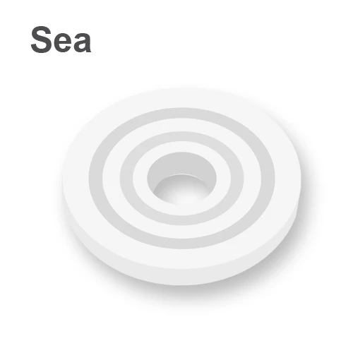 Sea Автомобильный инструмент панель диффузор парфюмерный для ароматерапии Авто приборной панели освежитель воздуха очиститель бальзам - Название цвета: Sea