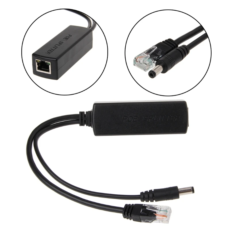 10/100 м IEEE802.3at/af питание через Ethernet PoE сплиттер адаптер для ip камеры|Коробки передач