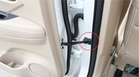 lapetus car inner door stop rust waterproof protector cover trim 4 pcs fit for renault koleos 2012 2020 black plastic