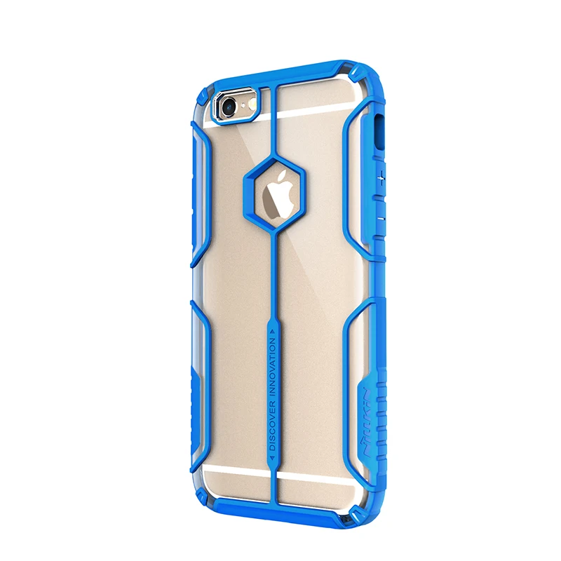 Для iPhone 6, iPhone 6 Plus, чехол Nillkin Defender 2, роскошный ТПУ+ PC, Прочный Гибридный чехол для телефона, чехол s для Apple iPhone 6S Plus - Цвет: Blue