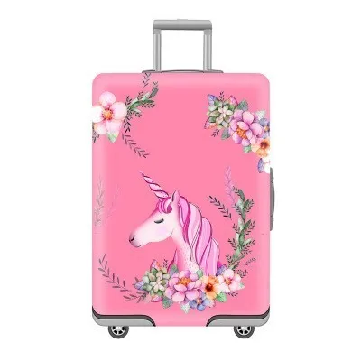 unicorn SNUGUG брендовый чемодан на колесиках от 19 до 32 дюймов, сумка для защиты от пыли, Дорожный чемодан, Эластичный Чемодан, защитный чехол для путешествий - Цвет: unicorn