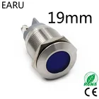 Водонепроницаемая светодиодсветодиодный металлическая сигнальная лампа IP67, 19 мм, световой индикатор, пилотный сигнальный индикатор с винтом питания, 5 В, 12 В, 24 В, 110 В, 220 В, красный, синий, зеленый, желтый