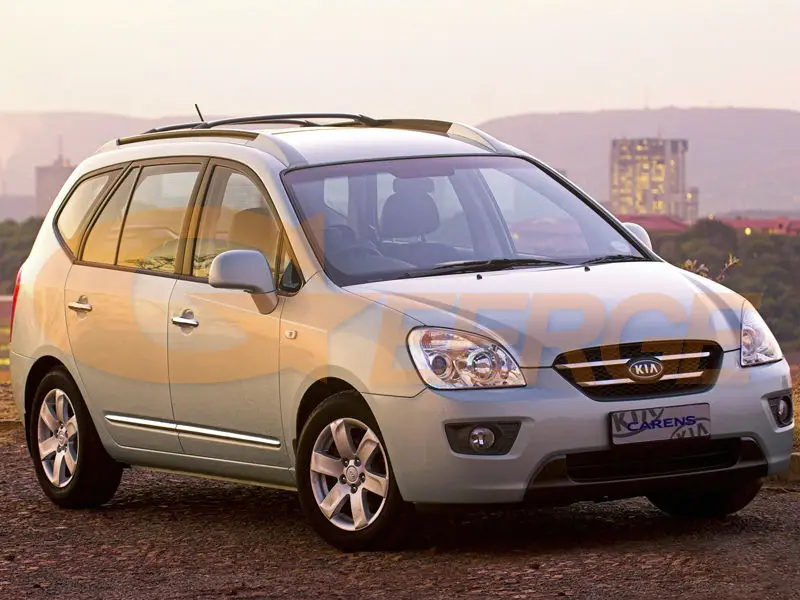 Для KIA Carens 2006 2007 2008 2009 2010 2011 2012 отличное Ультра яркое освещение фар CCFL ангельские глазки Halo комплект колец