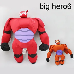 Новинка 2016, популярная аниме игрушка, суперморской Большой Герой 6, Baymax, красный, оранжевый, 40 см, Мягкая тканевая кукла, подарок на день ребенка, качественная