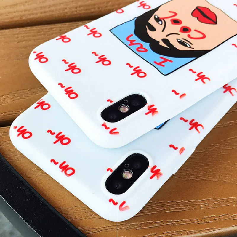 Мультфильм модные милые телефонные чехлы для IPhone X 6 6s 7 8 XR XS Max мягкие ТПУ задняя