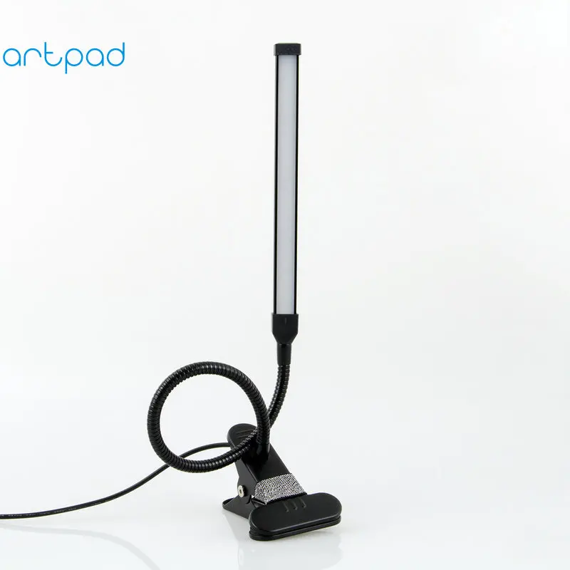 artpad 8вт зажим фонаря USB предъявлено 11 уровне подзаряжаемый яркость 3 цвета офиса
