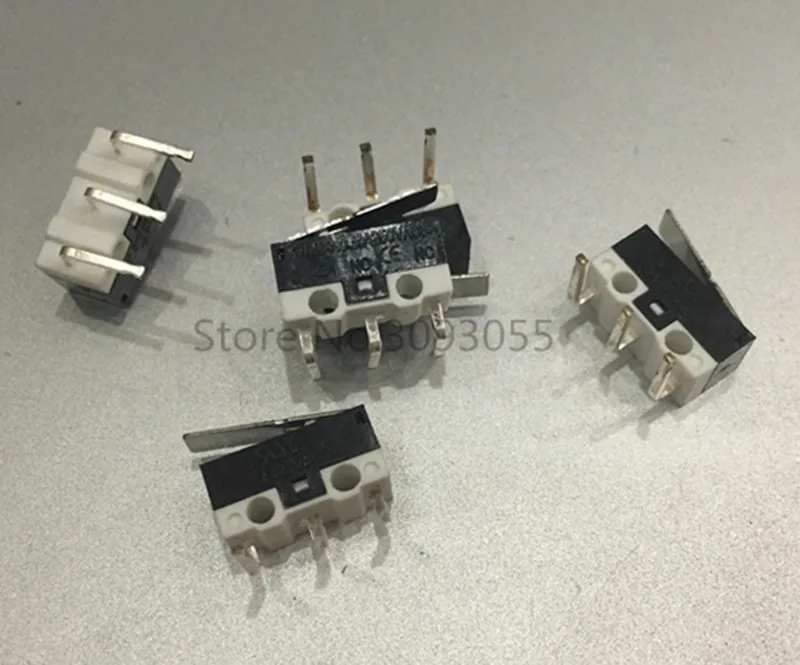 10 шт. Боковая клавиша мыши микропереключатель 3 фута изогнутая ножка с ручкой