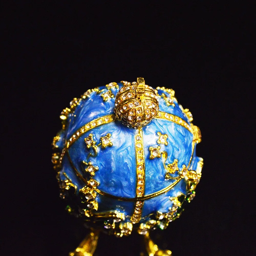 Qifu домашний модный металлический религиозный талисман Коллекция декора qifu Faberge яйцо домашний декор