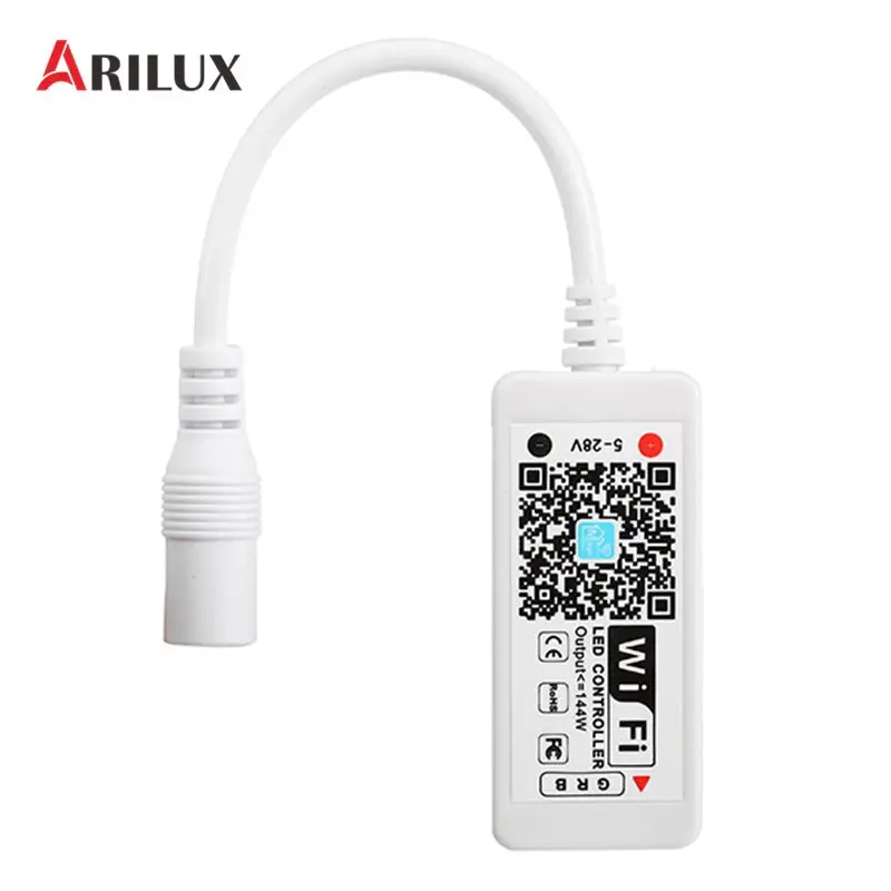

ARILUX Mini WiFi RGB Controller APP Control For 5050 LED Strip Light DC 5-28V