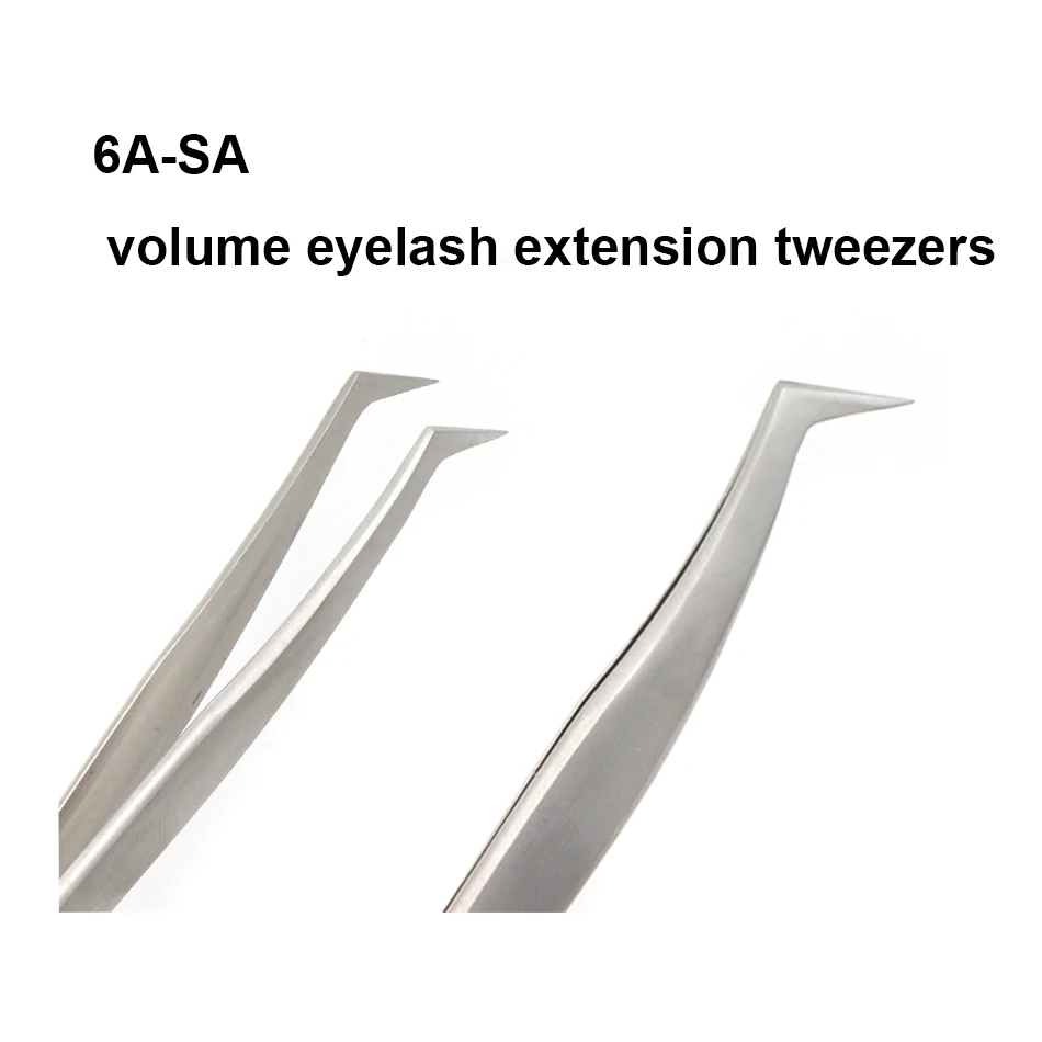 6A SA Пинцет для наращивания ресниц из нержавеющей стали веерных ресниц|eyelash