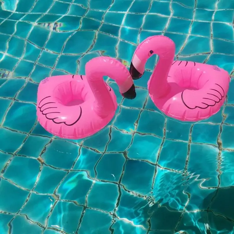 Мини-надувной фламинго Единорог надувной круг в виде пончика игрушки пить Float