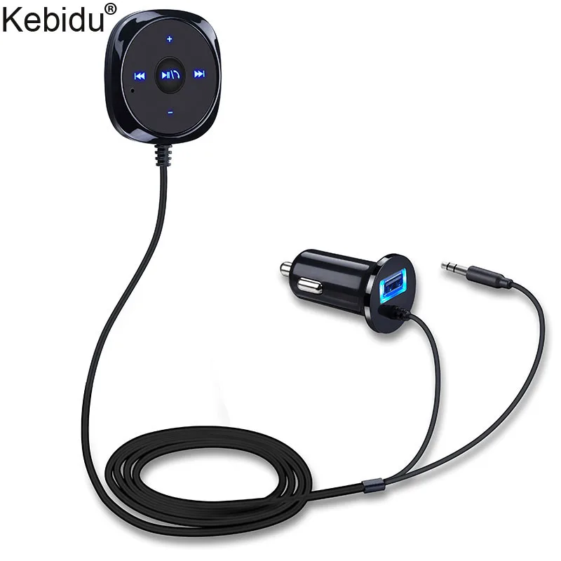 3 5 мм AUX автомобильный комплект Bluetooth музыкальный приемник адаптер Handsfree