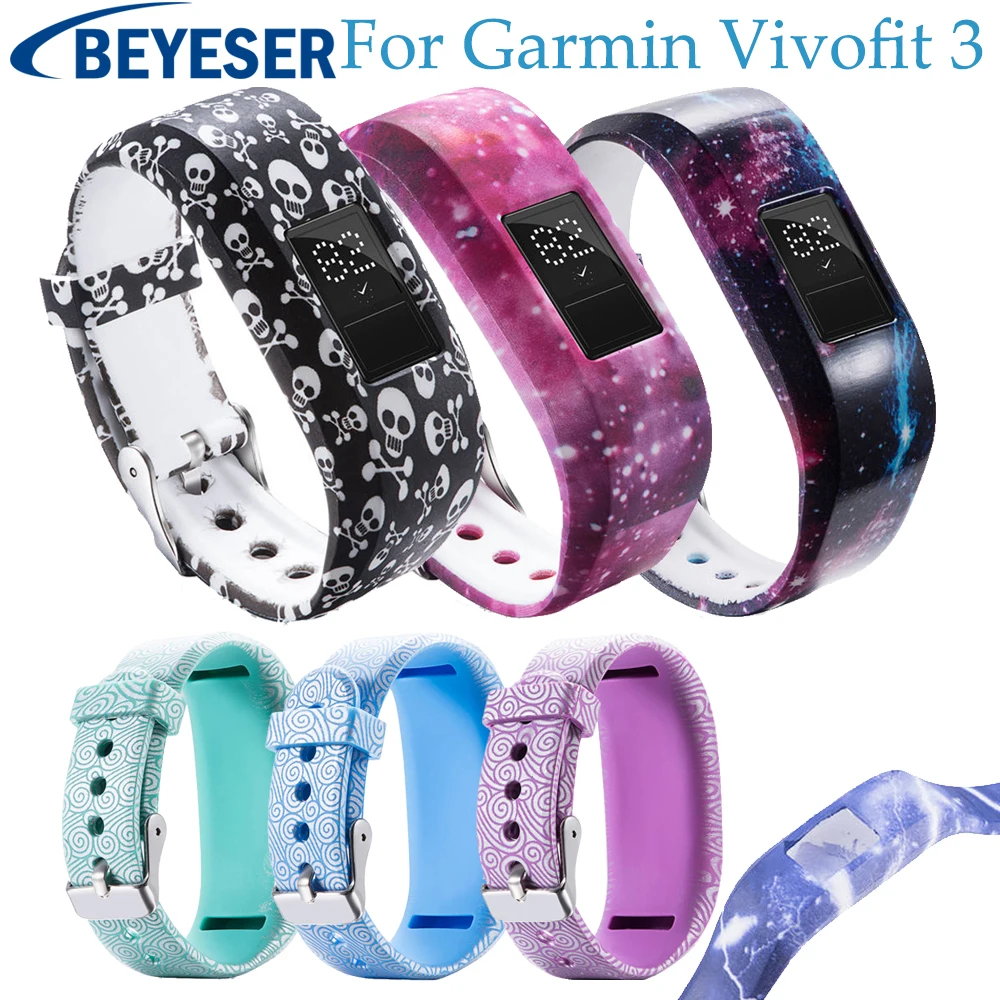 Ремешок сменный для наручных часов Garmin Vivofit 3 спортивный браслет JR JR2 22 цвета |