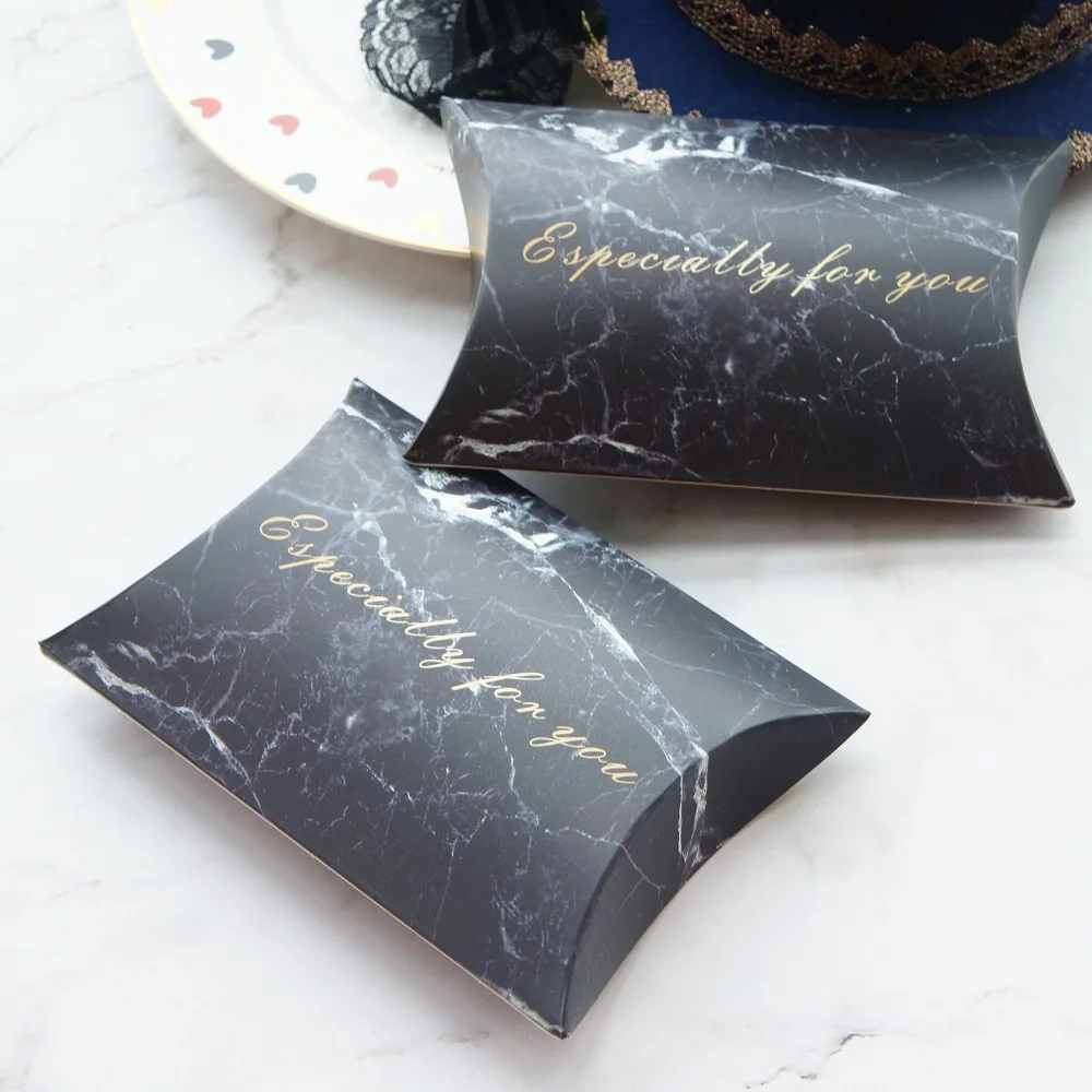 10pcs Black Marble Especially for You Design Candy Box Small Gift Sweet Packaging Wedding Favors Baby Shower Birthday DIY Use