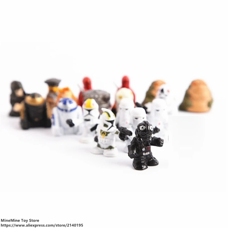 ZXZ Звездные войны 2 5 см 18 шт./компл. версии фигурку положения коллекция украшений