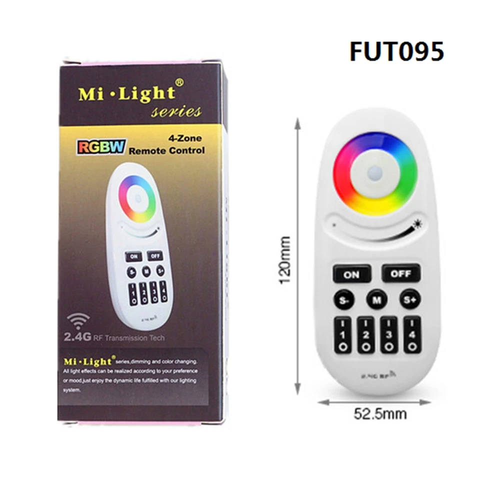 DC12-24V Mi Light 2.4G 4Zone RF Wireless RGB RGBW LED Remote Controller Milight control Dimmer For Led Strip Lamp | Лампы и освещение