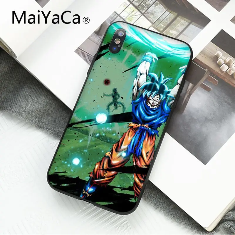 MaiYaCa Dragon Ball Z Super DBZ Goku Модный чехол для телефона iphone 11 Pro 11Pro MAX 8 7 6S Plus 5 5S SE XR X XS MAX 10 Coque