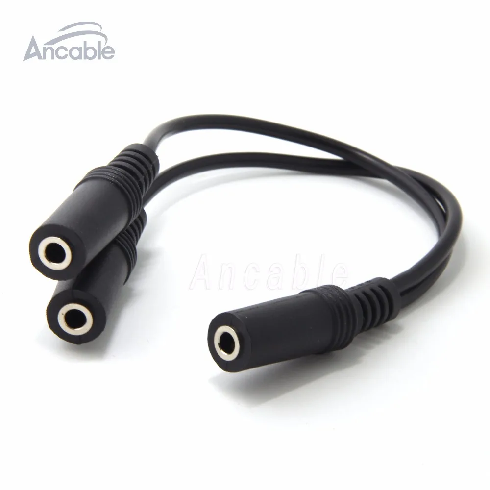 

5 Pack Stereo 3.5mm 1-Female to 2-Females Splitter Cable & Gender Changer