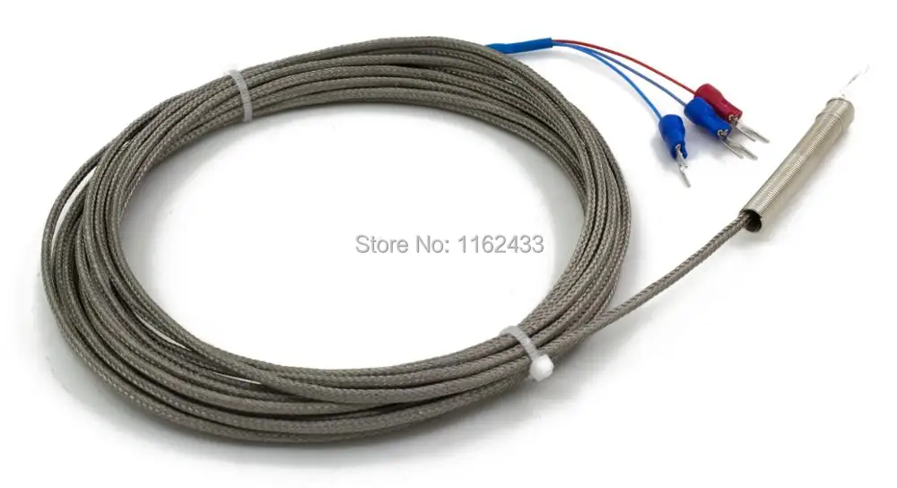 Металлический экранирующий кабель FTARR01 PT100 тип 5 м диаметр 6 мм отверстие