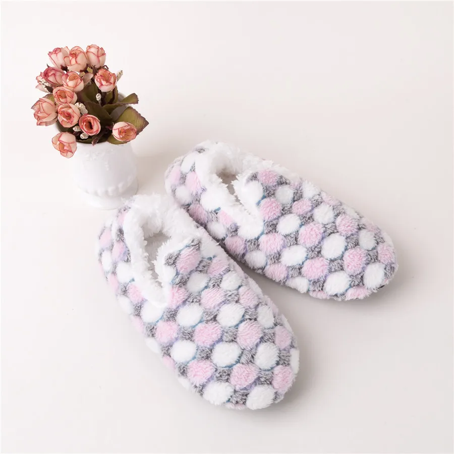 

[COSPLACOOL]Women Home Thick Warm Meias Round Dot Design Soft Shoe Non-slip Floor Socks Calcetines High Quality Sleeping Socks