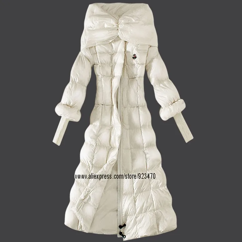 snow down dress women winter girl white x long | Женская одежда