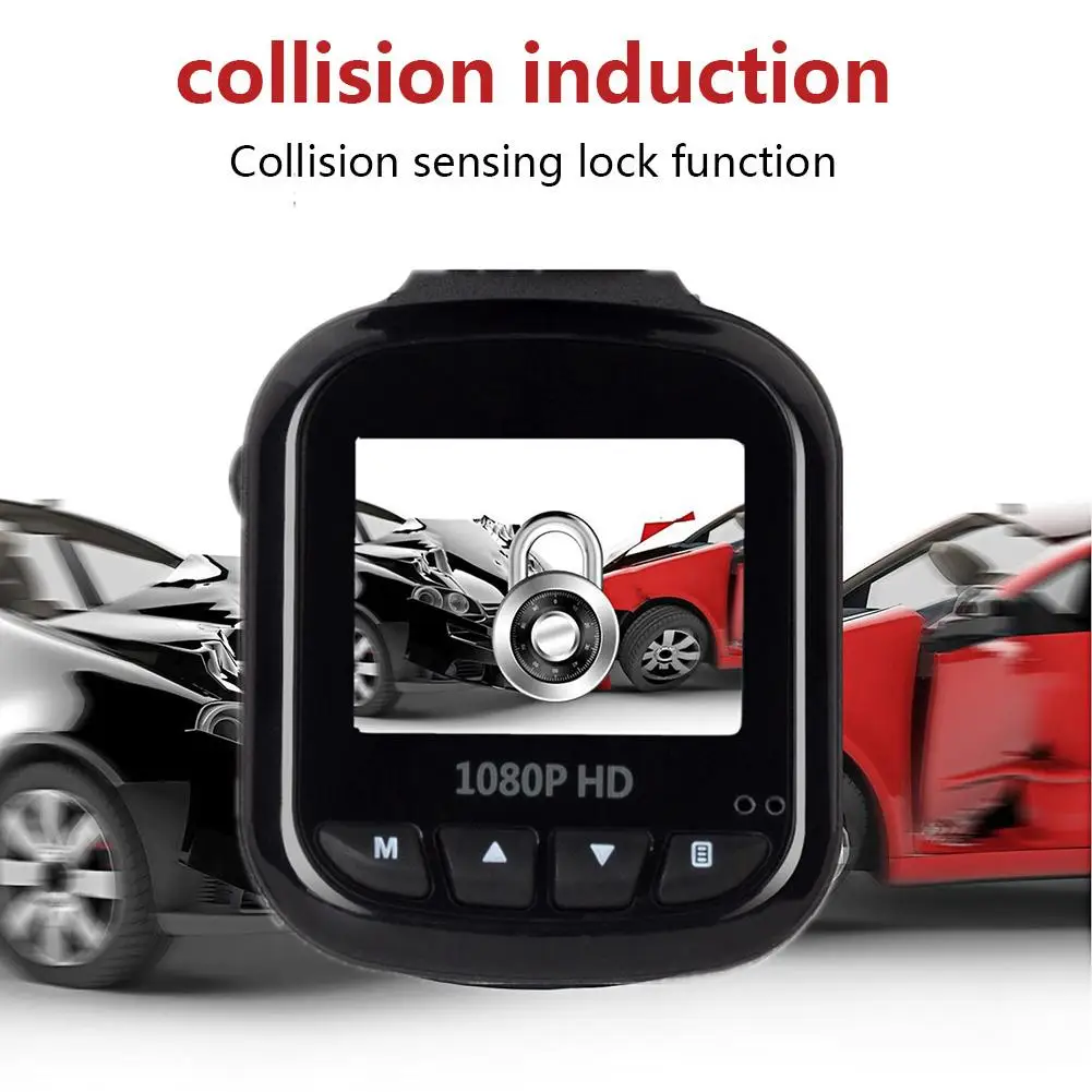 

1080p 1.5 Inch LCD Screen Dash Cam Dashboard Camera Driving Video Recorder WDR Night Vision Loop Recording Parking Mode G-Sensor