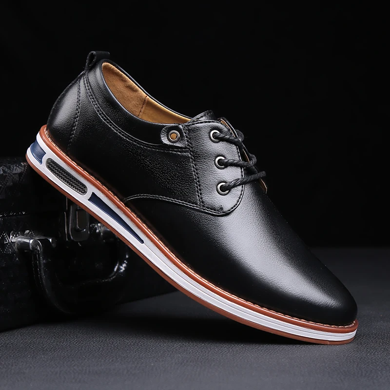 Мужские деловые кожаные туфли джентльмена итальянская Элегантная классическая