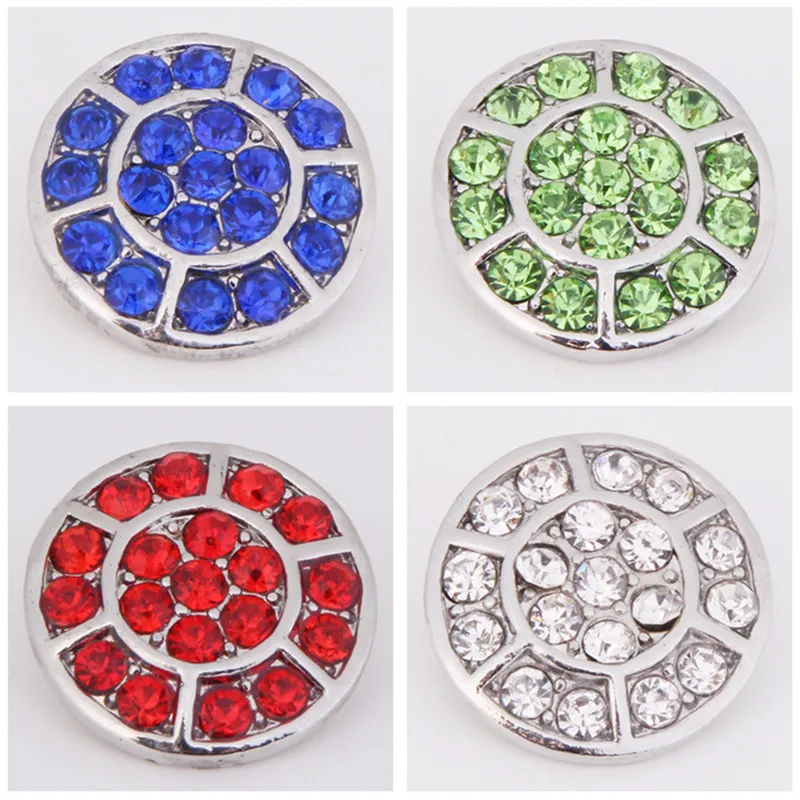 Лидер продаж KZ1162 Красивые 18 мм кнопки подходят для женских браслетов ожерелья ювелирные изделия оптом модные женские