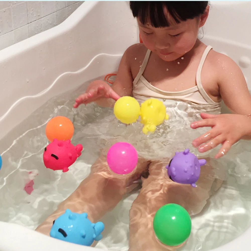 Water Swimming Child's Play Toys Bath Tub Shooting Basketball Rebounds Toy Educational Baby Bath Toys for Children