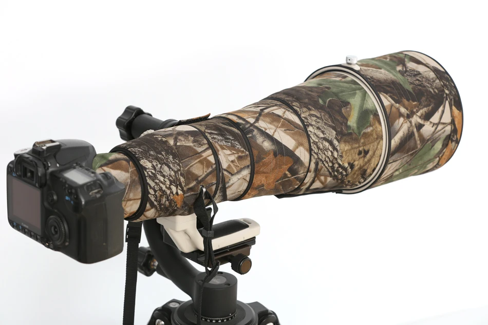 ROLANPRO нейлоновое водонепроницаемое камуфляжное пальто для камеры Canon EF 600 мм F/4 L IS