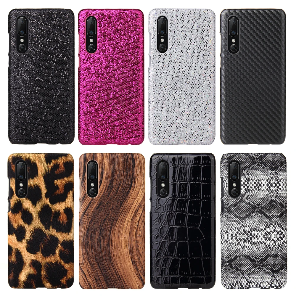 Чехол для Huawei P30 Pro из углеродного волокна ударопрочный Задняя накладка чехла ТПУ