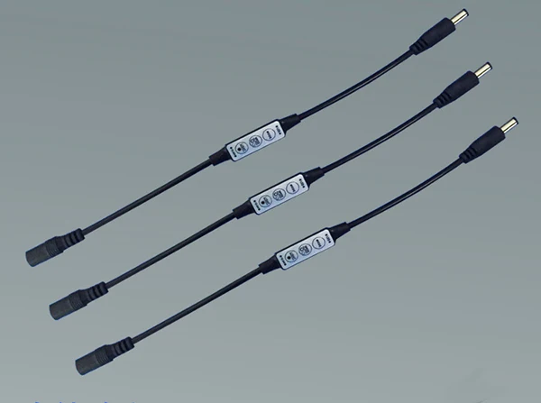 Мини 3 клавиши сенсорный диммер одноцветный светодиодный контроллер DC 5V 12V 24V для