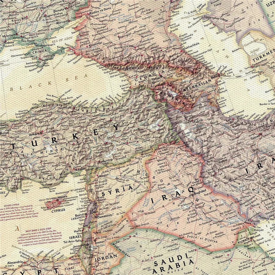 Винтажная Карта Европы, национальная география, Европа, Настенная карта, изысканный дизайн, интересные Примечания, холст, печатная наклейка