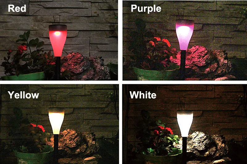 Новые Красочные Солнечный СВЕТ Спайк Пятно Света Прожектор Пейзаж Сада Двор Путь