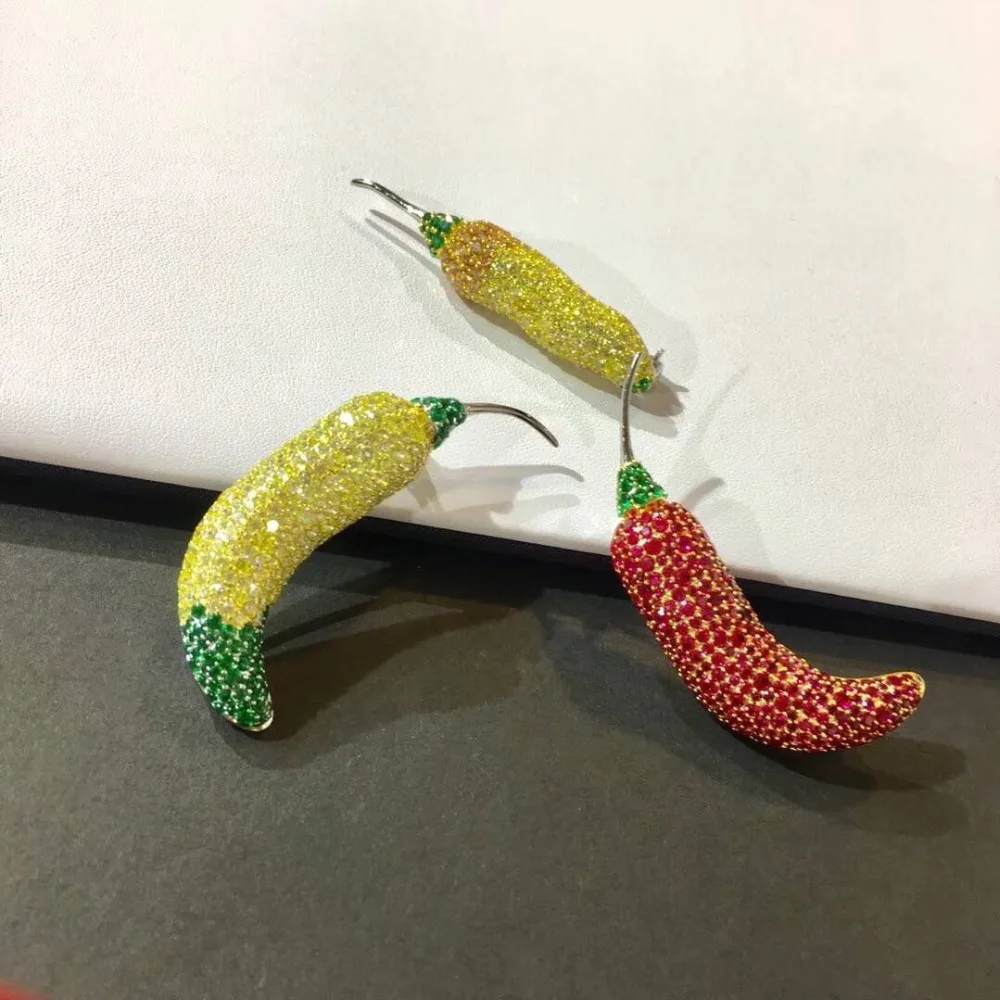 Женское ювелирное изделие из серебра 925 пробы с фианитом|brooch fashion|fashion broochbrooch pins |